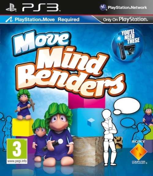 MOVE MIND BENDERS PS3 GAME - REQUIRES PS MOVE!