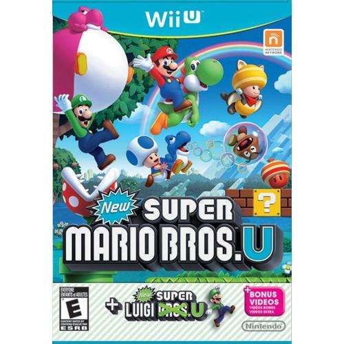 SUPER MARIO BROS + SUPER LUIGI WII U GAME