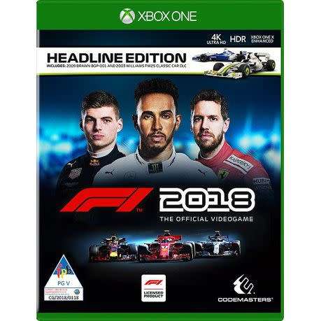 F1 2018 HEADLINE EDITION XBOX ONE GAME