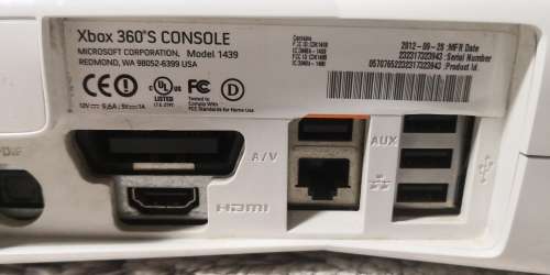 LIMITED EDITION WHITE XBOX 360 SLIM CONSOLE ONLY