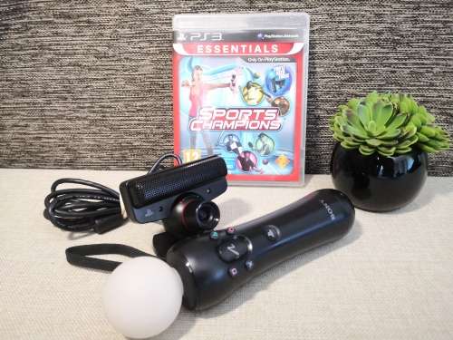 PLAYSTATION 3 - PS3 MOVE BUNDLE WITH SPORTS CHAMPIONS GAME