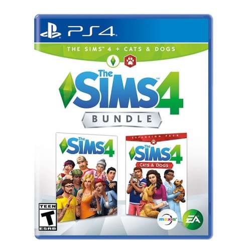 THE SIMS 4 + CATS and DOGS PS4 GAME (2 GAMES IN 1 )