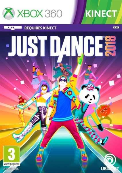 JUST DANCE 2018 XBOX 360 GAME (REQUIRES KINECT)
