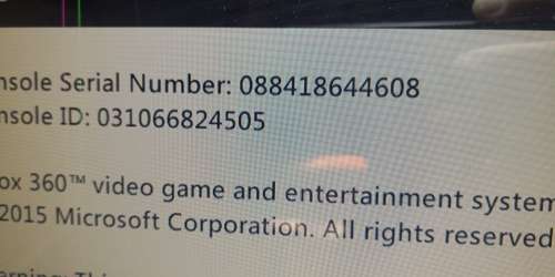 XBOX 360  CONSOLE WITH 5 GAMES