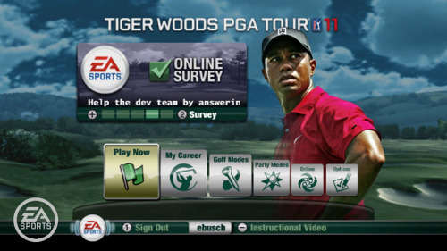 Tiger Woods PGA Tour 11 Ps3 game