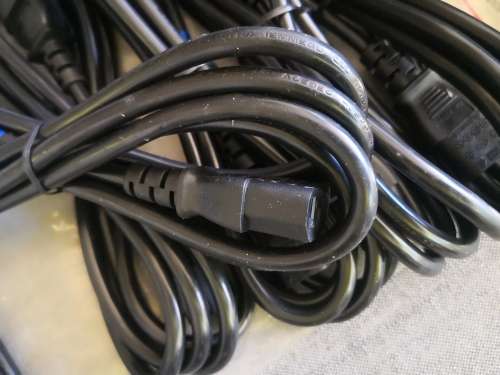 28x Male to Female Power Extension Cables  (sold as a lot!)