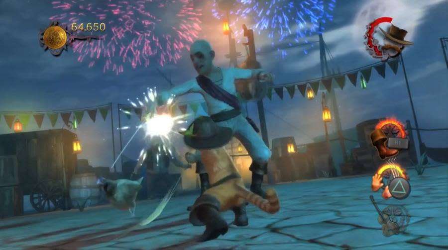 Puss in Boots Xbox 360 game (kinect)