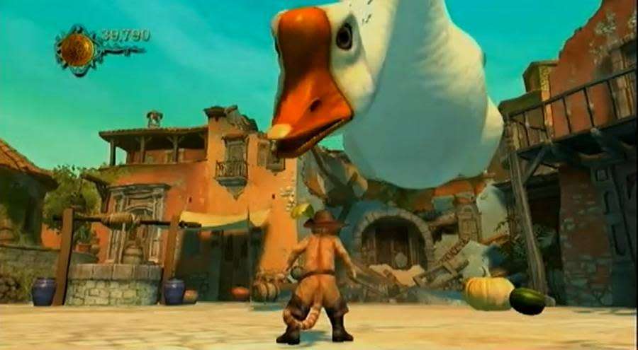 Puss in Boots Xbox 360 game (kinect)