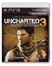 UNCHARTED 3 GOTY EDITION PS3 GAME
