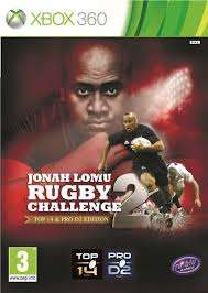 JONAH LOMU RUGBY CHALLENGE 2: FEATURING THE LIONS TOUR XBOX 360 GAME