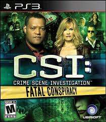 CSI: FATAL CONSPIRACY PS3 GAME