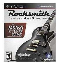ROCKSMITH ALL NEW 2014 EDITION PS3 GAME