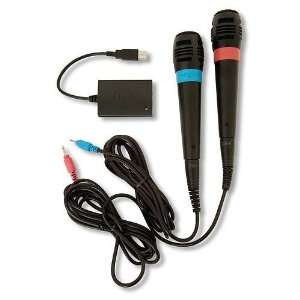 ORIGINAL SINGSTAR WIRED MICROPHONES FOR PS2/3 CONSOLES - IN STOCK - READY FOR DISPATCH