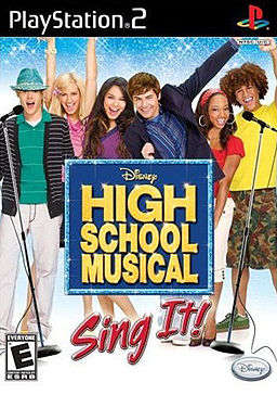 DISNEY: HIGH SCHOOL MUSICAL SING IT! PS2 GAME