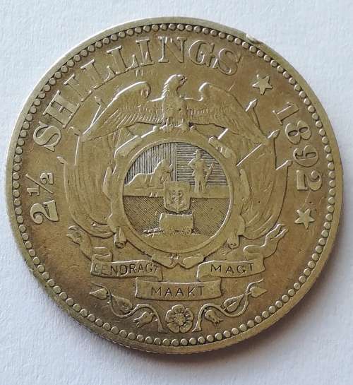 1892 Two 1/2 Shilling!!Ultra Rare!! Starting at R1Crazy Wednesday auction!!
