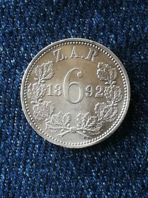 1892 6Pence!! Ultra rare!!Extremely good Condition!Upgrade or Invest!! From R10.