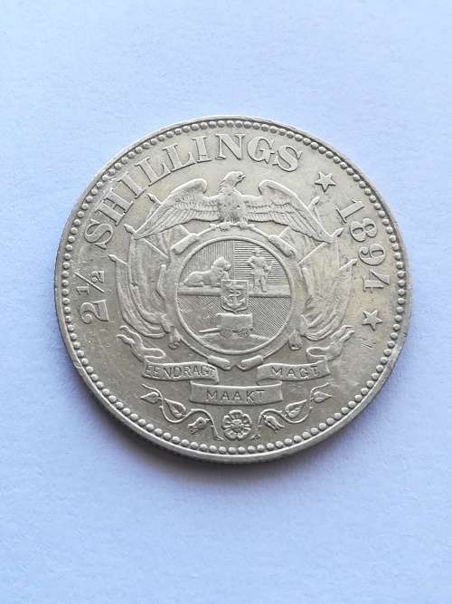 1894 2.5 Shilling!!Ultra rare condition!!On weekend Auction!!