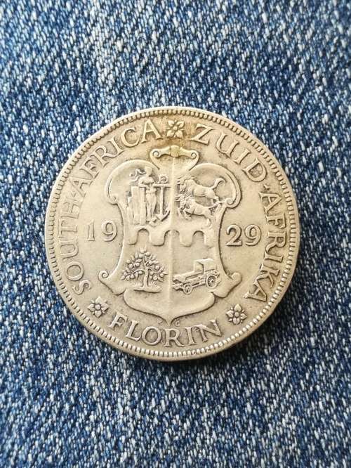 1929 2.Shilling!! Rare!! Selling up to R70 000!! Weekend Special from R20!!