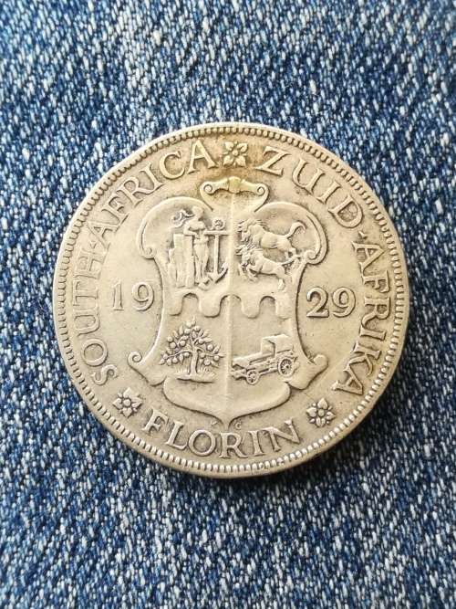 1929 2.Shilling!! Rare!! Selling up to R70 000!! Weekend Special from R20!!
