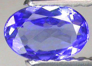 VS1 .20CTS OVAL TANZANITE- VALUE R2'850.00- APPRAISAL SUPPLIED