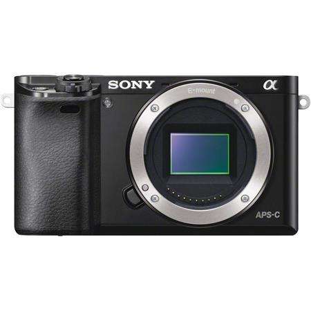 Sony Alpha a6000 24MP Black Digital Camera Body - LIKE NEW