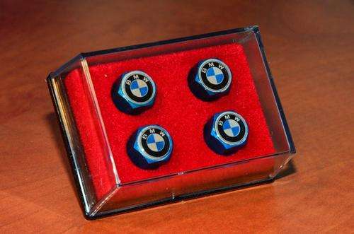 VALVE CAPS - BMW (Blue)
