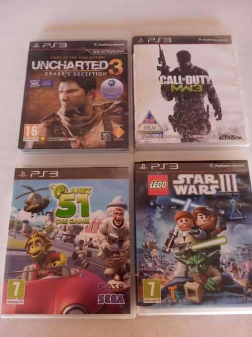 PLAYSTATION 3 WITH 23 GAMES AND 1 CONTROLLER