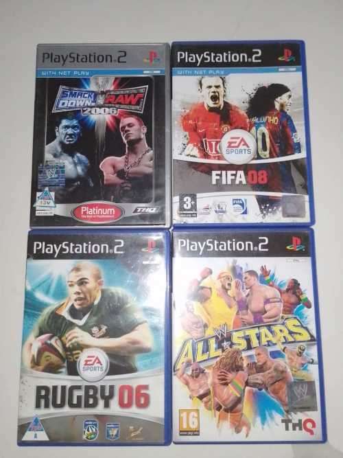 Playstation 2 with 18 games, 2 remotes and 3 memory cards