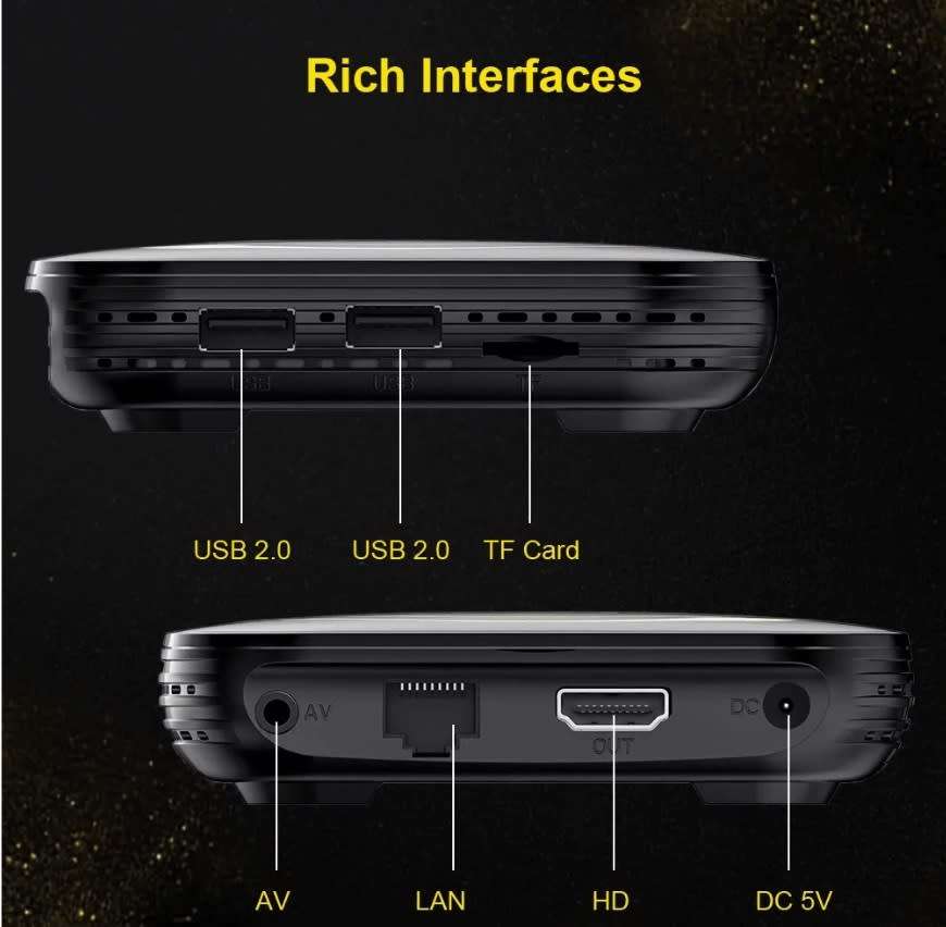 Transpeed Android 12 TV BOX Allwinner H618 Dual Wifi 8K 64gb 4gb