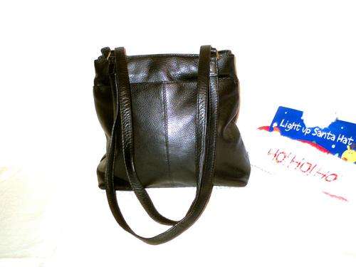 DEBENHAMS LEATHER SHOULDER BAG