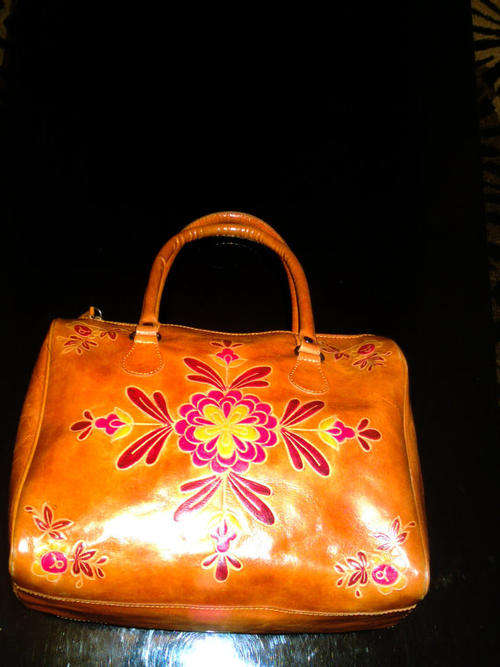 Dorothy Perkins Natural Leather Speedy Bag