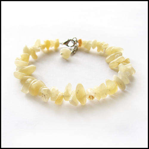 Yellow Calcite Chip Bracelet