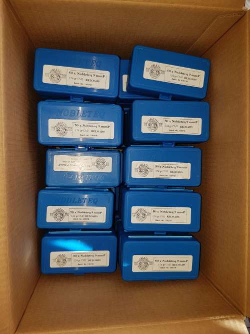 9mm Resized, Deprimed & Wet Tumbled Brass Cases