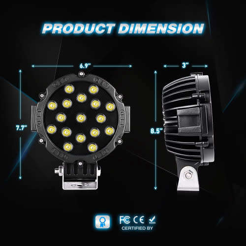 51 Watt 17 LED Spotlights