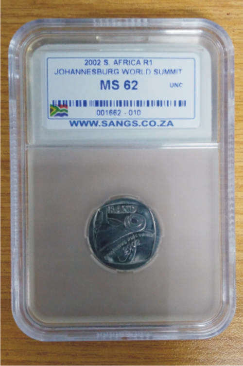 VERY SCARCE Jhb World Summit - 2002 S Africa R1 - MS62