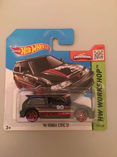 Hot Wheels '90 Honda Civic EF - 2015 on card