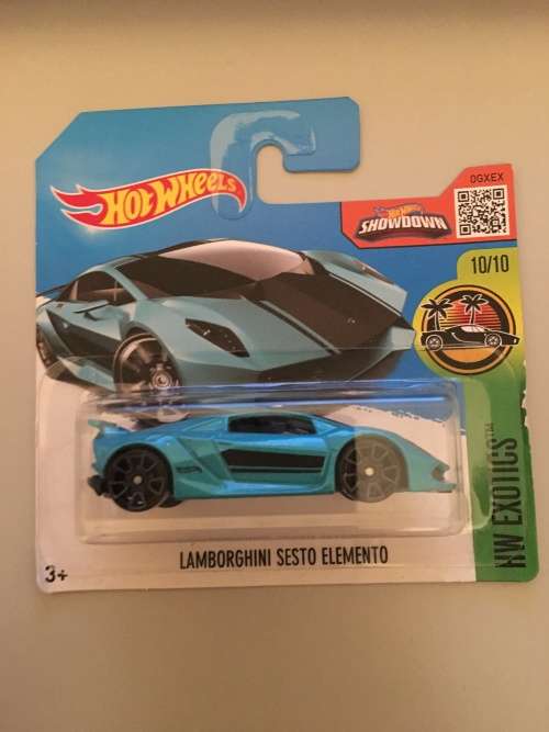 Hot Wheels Lamborghini Sesto Elemento 2016 on card