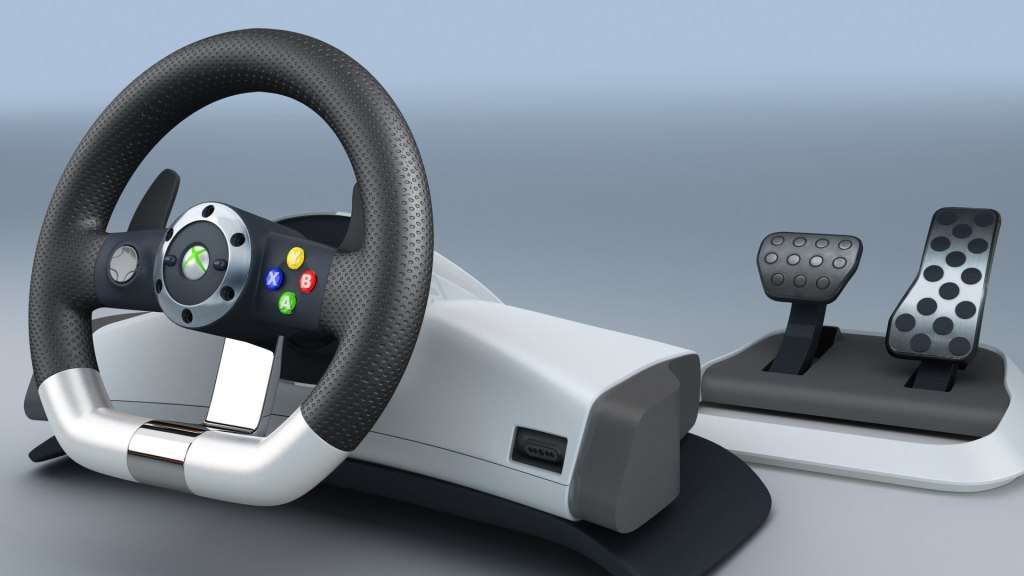 Microsoft Xbox 360 Wireless Racing Steering Wheel