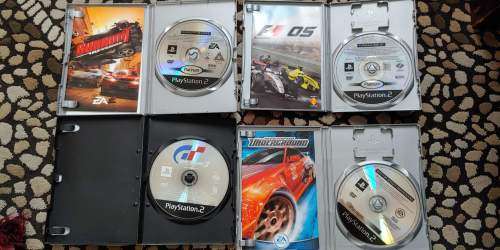 PS2 Console Black SCPH-30004 Racer Starter Bundle (Playstation 2)