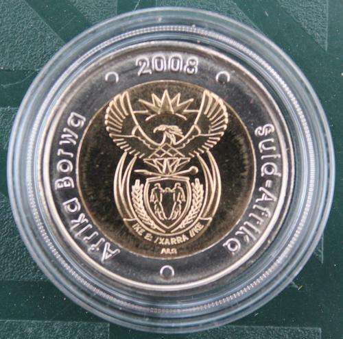 2008 Mandela Birthday R5 Encapsulated - Bid per Coin