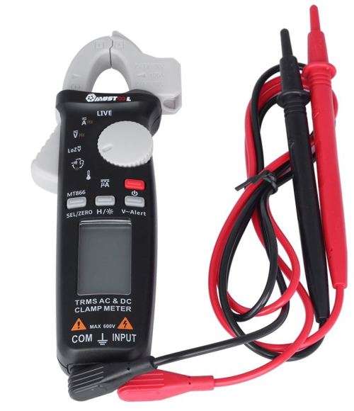 localstockMustool MT866 Digital True RMS Auto Ranging Clamp Meter Multimeter AC/DC Amp Clamp Meter