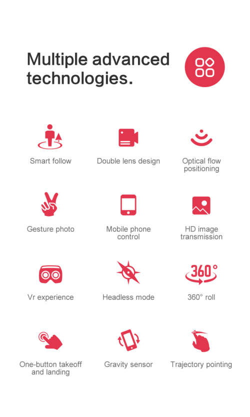 Drone x pro 2.4G Selfi WIFI FPV With 1080P HD Camera Foldable RC Quadcopter