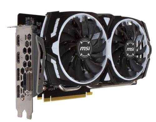 MSI GeForce GTX 1060 ARMOR 3G OCV1 3GB GDDR5 192-bit PCI-E 3.0 Desktop Graphics Card