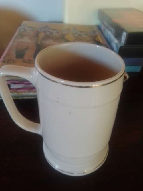 Two Rhodesian bush war souvenir, collectors item bush mugs