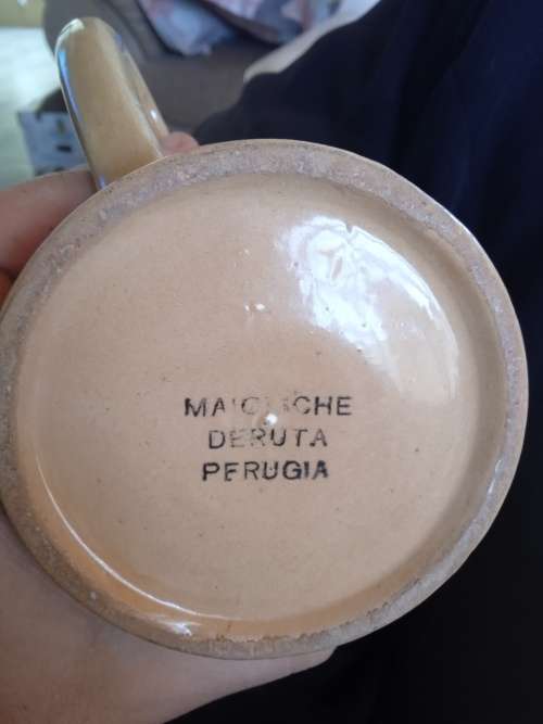 S.A.A.F. 1945 Italy, South African air force rare collectors souvenir mug. 12th bomber squadron