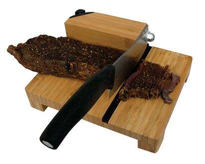 FREE SHIPPING NOVEMBER ONLY Biltong Slicer Bamboo With Sharppener
