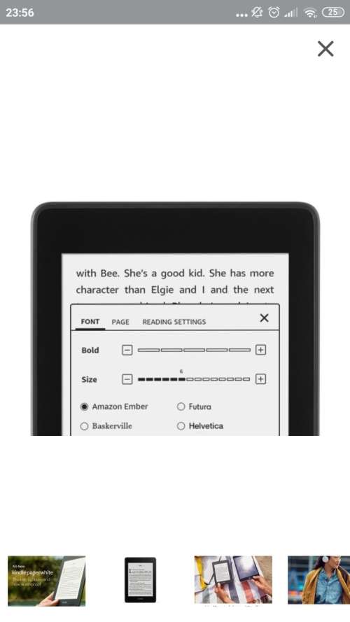 Amazon Kindle Paperwhite Waterproof 8GB 10th gen