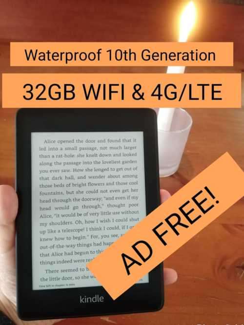 Amazon Kindle Paperwhite 32GB WIFIand4GLTE Waterproof (10th gen)
