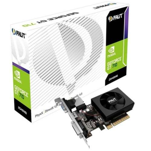 Palit GeForce GT 710 Single 2GB DDR3 64-bit PCI-E 2.0 Desktop Graphics Card