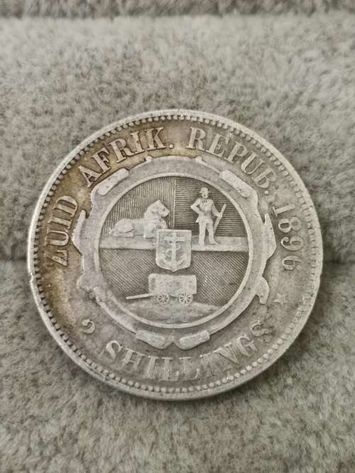 ZAR 1896 2 Shilling